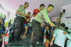 Dua Napi Kabur Ditangkap Saat Menumpang Taksi